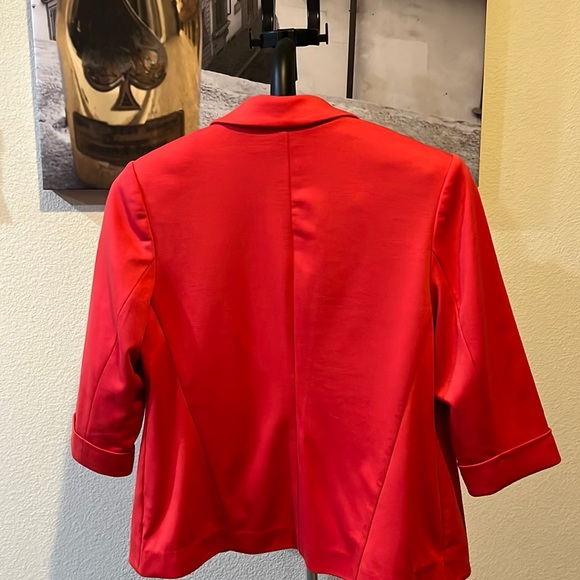 LC Lauren Conrad, Red Blazer, Large - Picture 3 of 7